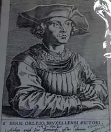Print of Barend van Orley (Dominicus Lampsonius)